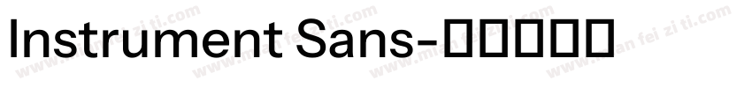 Instrument Sans字体转换